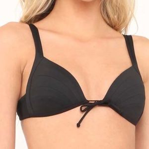 Elizabeth Jane Solids Black Serafina Molded-Cup DD